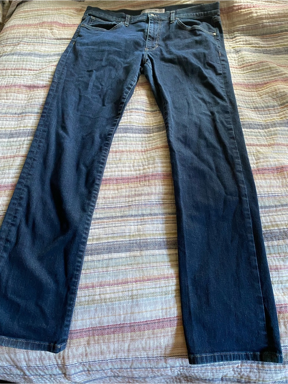 Dark Wash Straight Leg Jeans